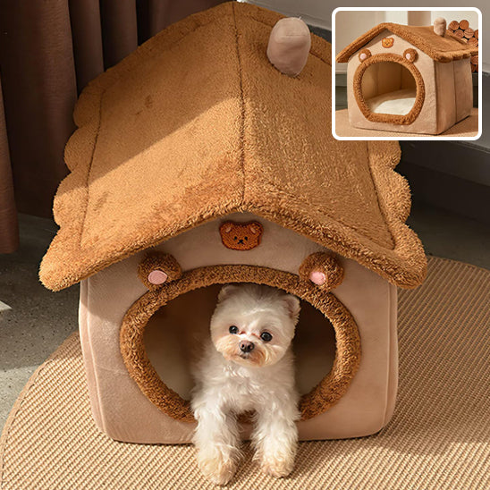 PatteCocoon™- Niche en polaire pour chien